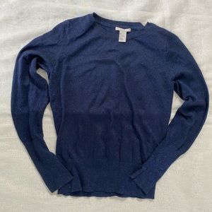 Sparkly blue long sleeve tshirt